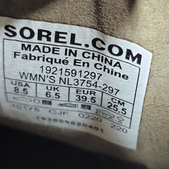 SOREL Women's Joan of Arctic Wedge II Chelsea Boot US W 8.5 - Picture 10 of 10